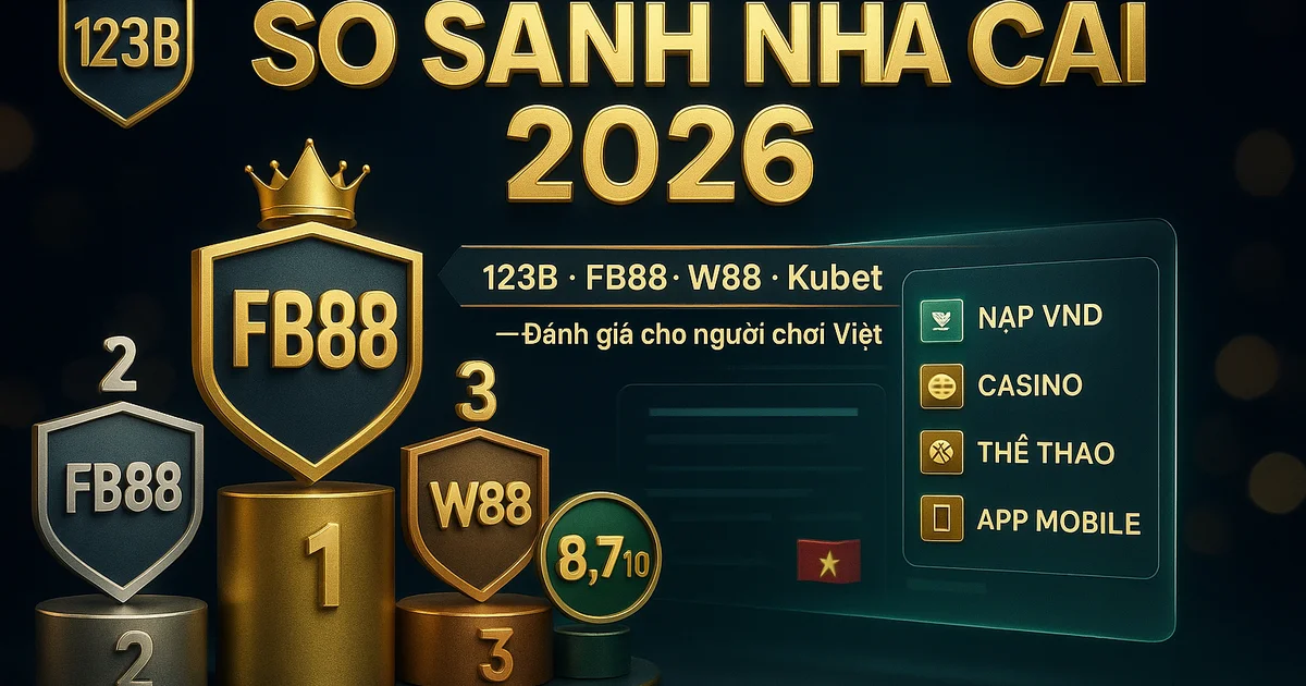 So Sánh Nhà Cái Uy Tín 2026 – 123B, FB88, W88 và Kubet tại 123bzone.com
